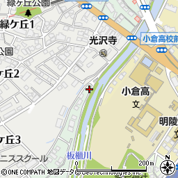 福岡県北九州市小倉北区板櫃町1-39周辺の地図