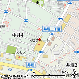 洗濯工房吉野屋　スピナマート中井店周辺の地図