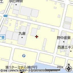 新熊本産業株式会社　新門司営業所周辺の地図