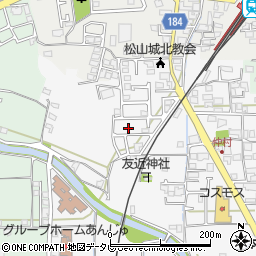 愛媛県松山市安城寺町1742周辺の地図