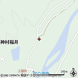 和歌山県田辺市龍神村福井1401周辺の地図