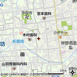 和歌山県御坊市御坊周辺の地図