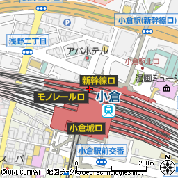 串カツ 田中 アミュプラザ小倉店周辺の地図
