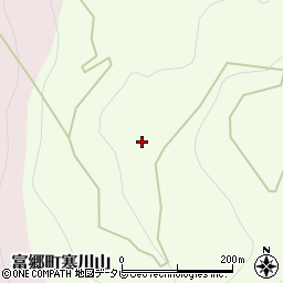 愛媛県四国中央市富郷町寒川山793周辺の地図