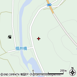 和歌山県田辺市龍神村福井2445周辺の地図