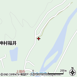 和歌山県田辺市龍神村福井1375周辺の地図