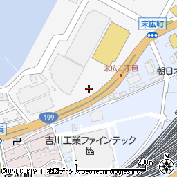 福岡県北九州市小倉北区末広周辺の地図
