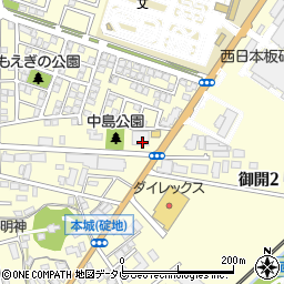 極東ファディ株式会社　ファディ本城店周辺の地図