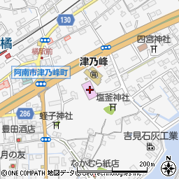 阿南市Ｂ＆Ｇ海洋センター周辺の地図