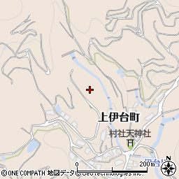 愛媛県松山市上伊台町周辺の地図