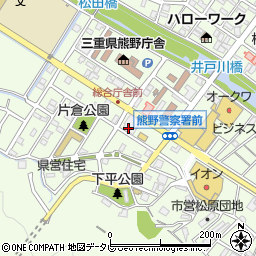 出光興産熊野給油所周辺の地図
