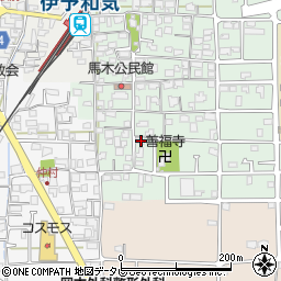 愛媛県松山市馬木町55-4周辺の地図