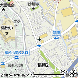 福岡県北九州市門司区稲積周辺の地図
