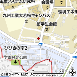 早稲田大学情報生産システム研究センター研究員宿舎周辺の地図