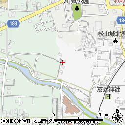 愛媛県松山市安城寺町1727周辺の地図