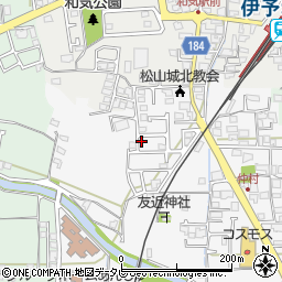 愛媛県松山市安城寺町1740周辺の地図