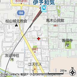 愛媛県松山市安城寺町1610周辺の地図