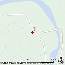 和歌山県田辺市龍神村福井1784周辺の地図