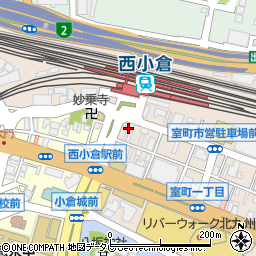 セブンイレブン西小倉駅前店周辺の地図