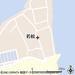 福岡県北九州市八幡東区若松周辺の地図