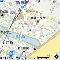熊野市社会福祉協議会　あゆみ事業所周辺の地図