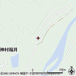 和歌山県田辺市龍神村福井1399周辺の地図