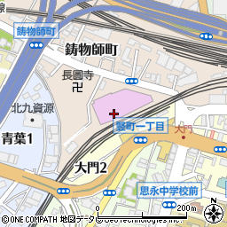 福岡県北九州市小倉北区鋳物師町3-1周辺の地図