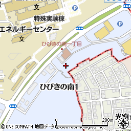〒808-0137 福岡県北九州市若松区ひびきの南の地図