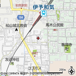 愛媛県松山市安城寺町1614周辺の地図