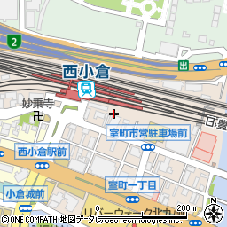 ＪＲ九州レンタカー＆パーキング西小倉駅東駐車場周辺の地図