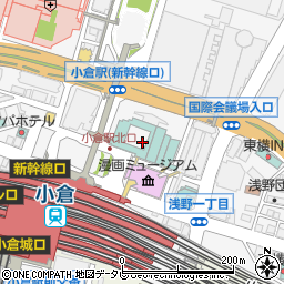 リーガロイヤルホテル小倉 皿倉 天ぷら 寿司 日本料理周辺の地図
