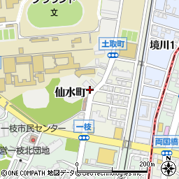 福岡県北九州市戸畑区土取町周辺の地図