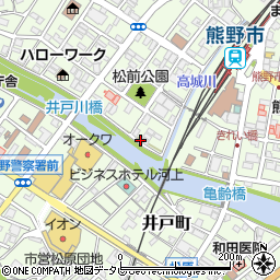 井戸川周辺の地図