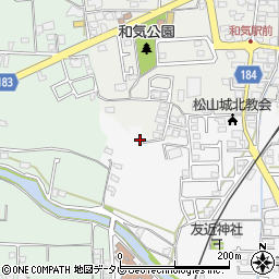 愛媛県松山市安城寺町1733周辺の地図