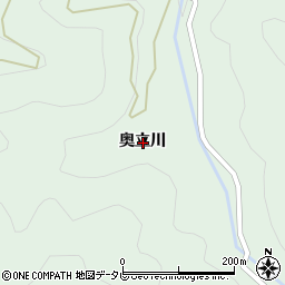 徳島県勝浦郡勝浦町棚野奥立川周辺の地図