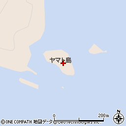ヤマト島周辺の地図