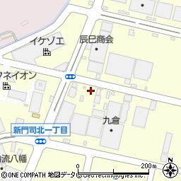 福岡小松フォークリフト株式会社　新門司営業所周辺の地図