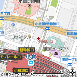 株式会社築港　北九州営業所周辺の地図