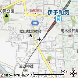 愛媛県松山市安城寺町1764周辺の地図