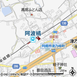 阿波橘駅周辺の地図