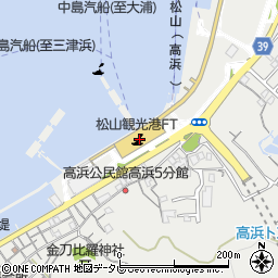 石崎汽船株式会社　本社周辺の地図