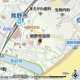 熊野市役所　ひとり親家庭ホットライン周辺の地図