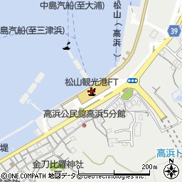 伊予銀行松山観光港ターミナル共同 ＡＴＭ周辺の地図