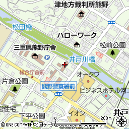 三重県熊野庁舎　熊野保健所保健衛生室衛生指導課周辺の地図