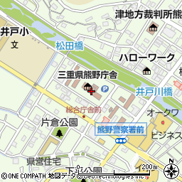 三重県熊野庁舎周辺の地図
