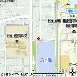 愛媛県松山市馬木町2007-1周辺の地図