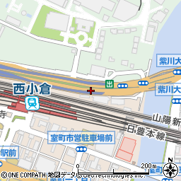 小倉駅北出入口周辺の地図