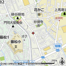 〒800-0048 福岡県北九州市門司区稲積の地図