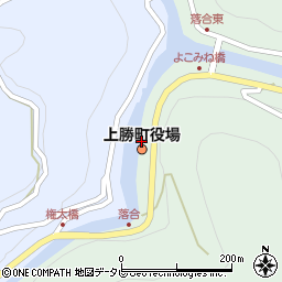 徳島県勝浦郡上勝町周辺の地図