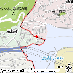 赤坂四丁目公園周辺の地図
